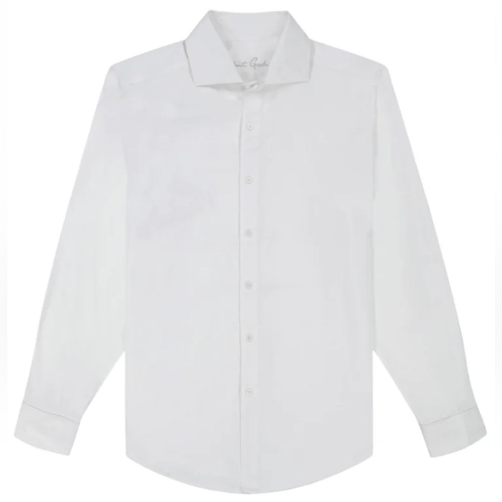 🤍Robert Graham • men’s white jacquard waycross long sleeve button down • M • NWT